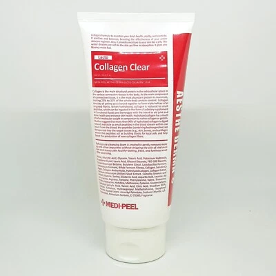 MEDI-PEEL Medi Peel Aesthe Derma Lacto Collagen Clear 300ml Cleansing Foam Makeup K-Beauty