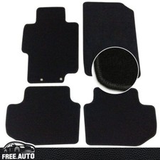 Fit For 03-07 Honda Accord Black Nylon Front Rear Floor Mats Carpet