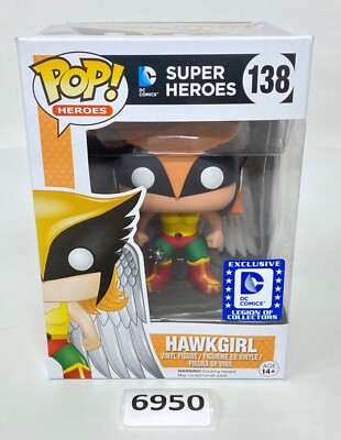Funko POP! DC Comics Super Heroes HAWKGIRL # 138 Vinyl Figure | eBay