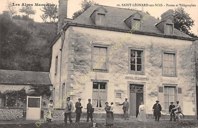 Cpa 72130 Saint Leonard Des Bois Posts & Telegraphs