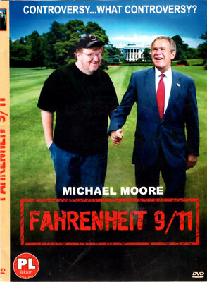 POLSKA WERSJA Z LEKTOREM DVD  ''FAHRENHEIT 9/11'' MICHAEL MOORE, GEORG W. BUSH