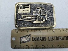 Vintage Massey Ferguson 860 Combine Harvester Belt Buckle The Great American Co.
