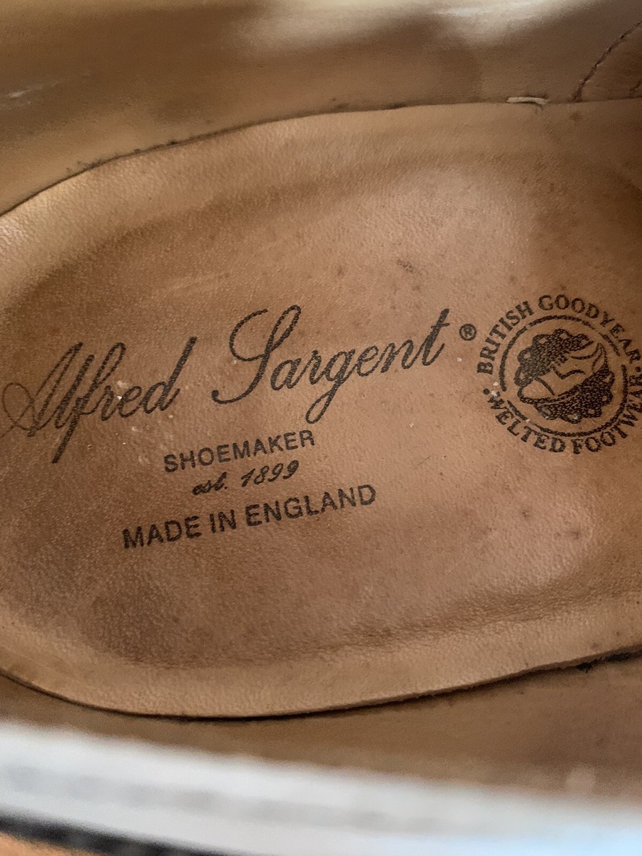 Alfred Sargent made in England black and tan spectators Alfred Sargent Black White Spectators Crafted In England 10  main image 3