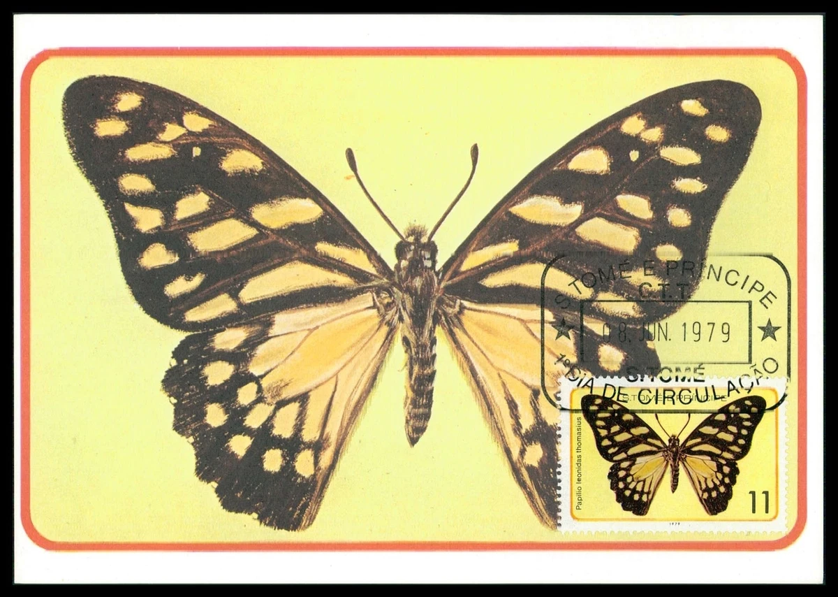 Prophila Collection São Tomé & Príncipe Block 238 – 1990 Schmetterlinge, Gestempelt – Top-Qualität Prophila Collection São Tomé & Príncipe Block 238 – 1990 Schmetterlinge, Gestempelt – Top-Qualität