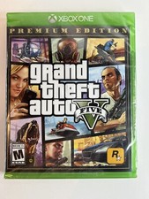 Grand Theft Auto V GTA 5 Microsoft XBox One Game Premium Edition New Sealed