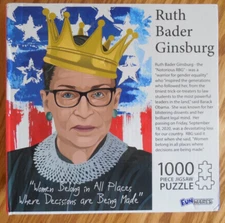 NEW  FunWares 1000 Piece Jigsaw Puzzle  "Ruth Bader Ginsburg"  Women Belong....
