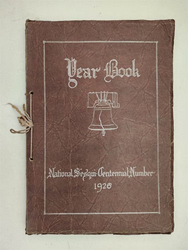 1926 antique HIGH SCHOOL for GIRLS reading pa YEARBOOK owned Florence EGOLF