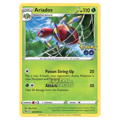 Pokemon - Schwert & Schild - Pokemon Go - Ariados - 007/78