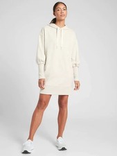 NWT Athleta Mala Hoodie Dress, Light Oatmeal Heather Medium Tall