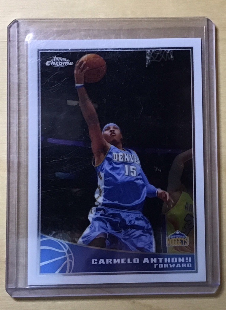 🔥CARMELO ANTHONY #25 2009-10 Topps Chrome Basketball #’d SP /999 DENVER NUGGETS