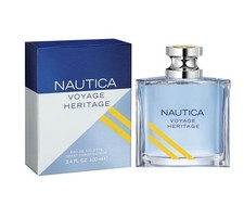 Nautica Voyage Heritage 3.3 oz EDT Spray Mens Cologne 100 ml NIB