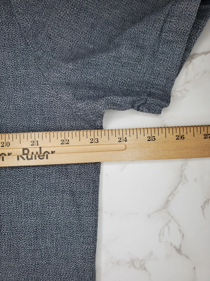 Volcom Mens XL Short Sleeve Button Down Gray Two Tone Modern Fit Casual Shirt - Image 4 of 4