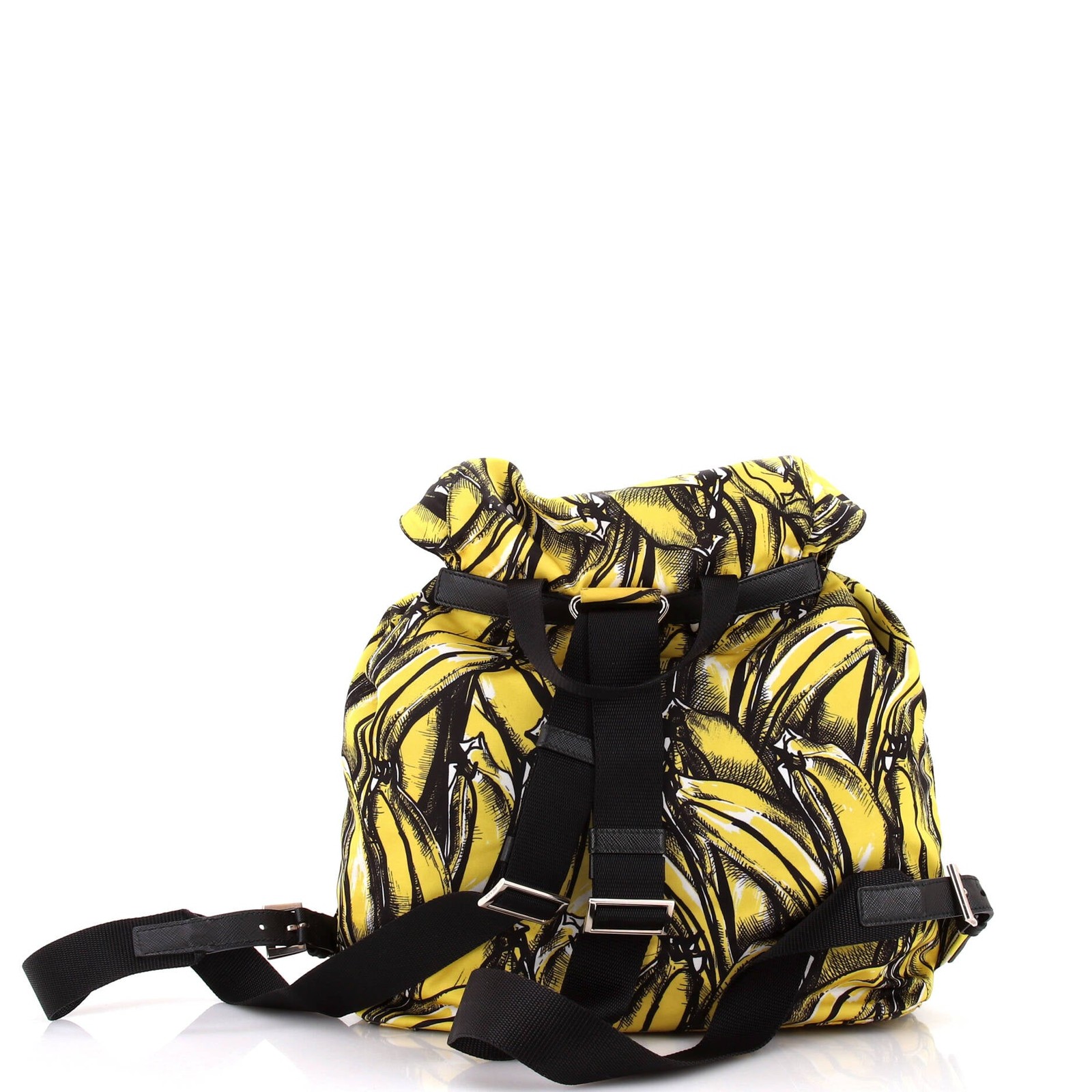 Prada Double Front Pocket Backpack Printed Tessut… - image 3