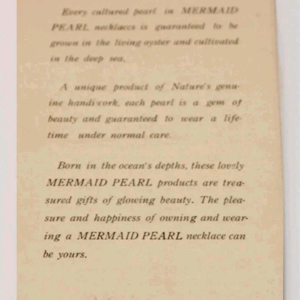 Vintage Akoya Cultured Pearl Necklace | Sterling Silver Clasp | Mint in Original