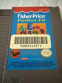 Fisher Price Perfect Fit Nintendo NES Authentic Cartridge Tested Working