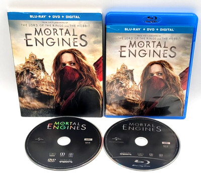 Mortal Engines [Blu-ray + DVD] - Hugo Weaving Hera Hilmar W/ SLIPCOVER