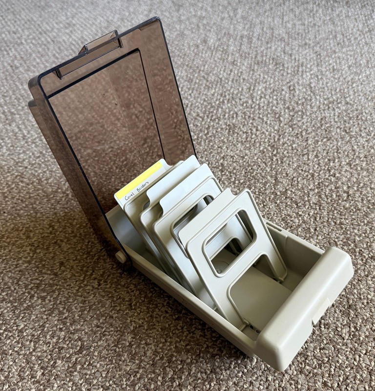 3.5" Floppy Disk Caddy Holder Storage Case Vintage