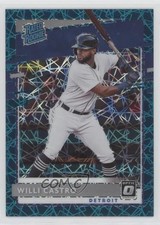 2020 Donruss Optic Rated Rookies Teal Velocity Prizm 13/35 Willi Castro #92 2g6