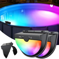 Niceput Solar Pool Lights,Solar Above Ground 6" x 5"W x 5"H, Black
