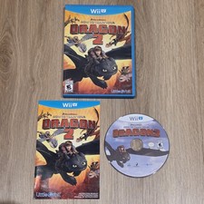 How to Train Your Dragon 2 (Nintendo Wii U, 2014) Complete In Box Tested Working