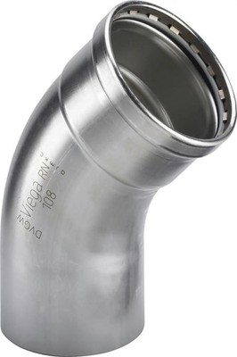 Viega Sanpress Inox XL-Bogen 45 Grad, d 64,0mm Stahl nichtrostend Modell