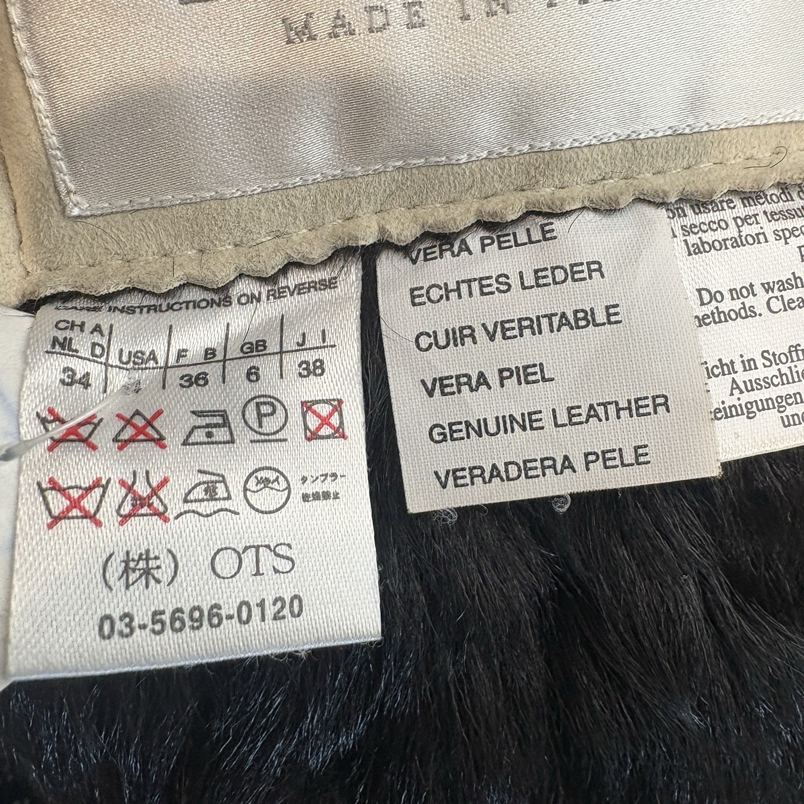 Max Mara Leather Jacket Small - image 8