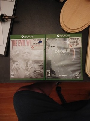Xbox One Game Lot.. Evil Within 2,  Mass Effect Andromeda