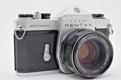 [ Near Mint ++] Asahi Pentax Spotmatic Film Camera SMC Takumar 55mm F1.8 Lens
