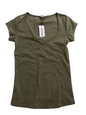 Garage Sleek Sweetheart Tee Green Size XS