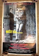 ROLLED Midnight Cowboy 1969 25th Anniversary Movie Poster 27x41 Dustin Hoffman