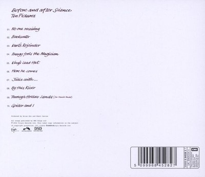 Brian Eno: Brian Eno: Before And After Science -   - (CD / B)