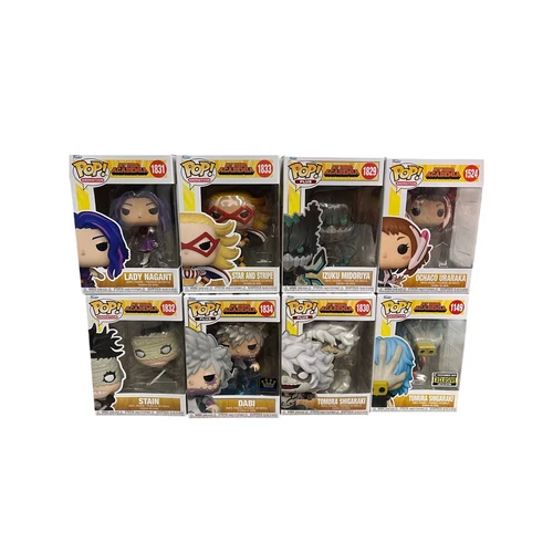 Funko Pop Lot My Hero Academia MHA Stain Dabi Izuku Tomura