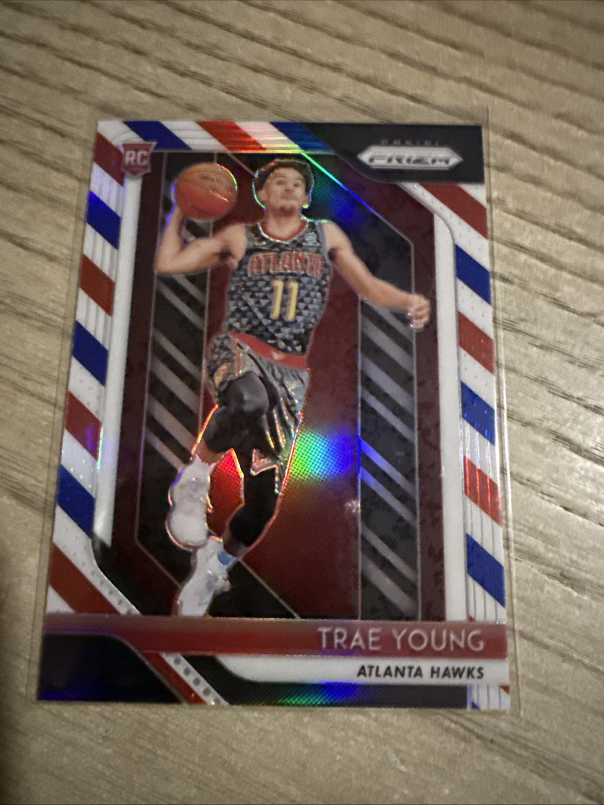 Trae Young 2018 Prizm #78 Red White Blue Price Guide - Sports Card
