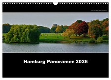 Hamburg Panoramen 2026 (Wandkalender 2026 DIN A3 quer), CALVENDO Monatskalender