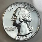 1962 Proof Silver Washington Quarter 25 Cents ICG Certified PR69 Coin Beautiful!
