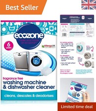 Image of Eco-Friendly 2-in-1 Washing Machine & Dishwasher Descaler Tablets - 6 Count