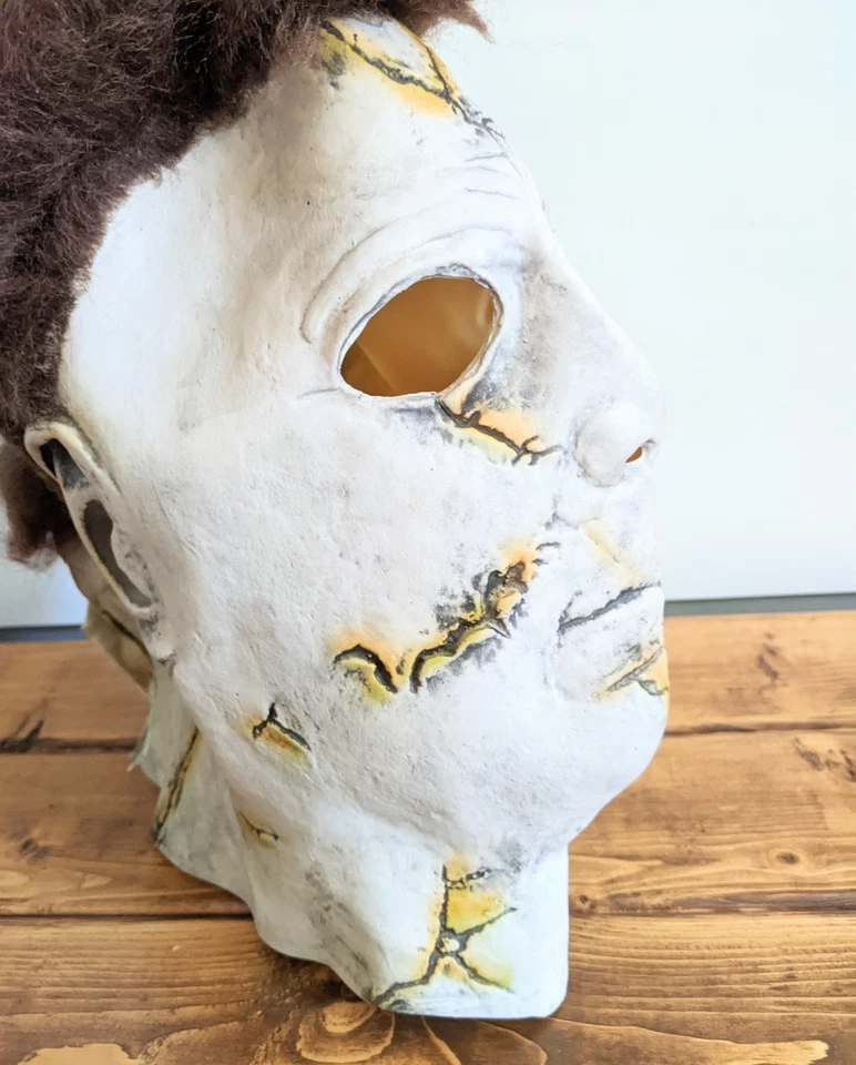 Adult Rob Zombie Michael Myers Rubber Halloween Costume Mask Fun World Disguise - Image 4 of 4