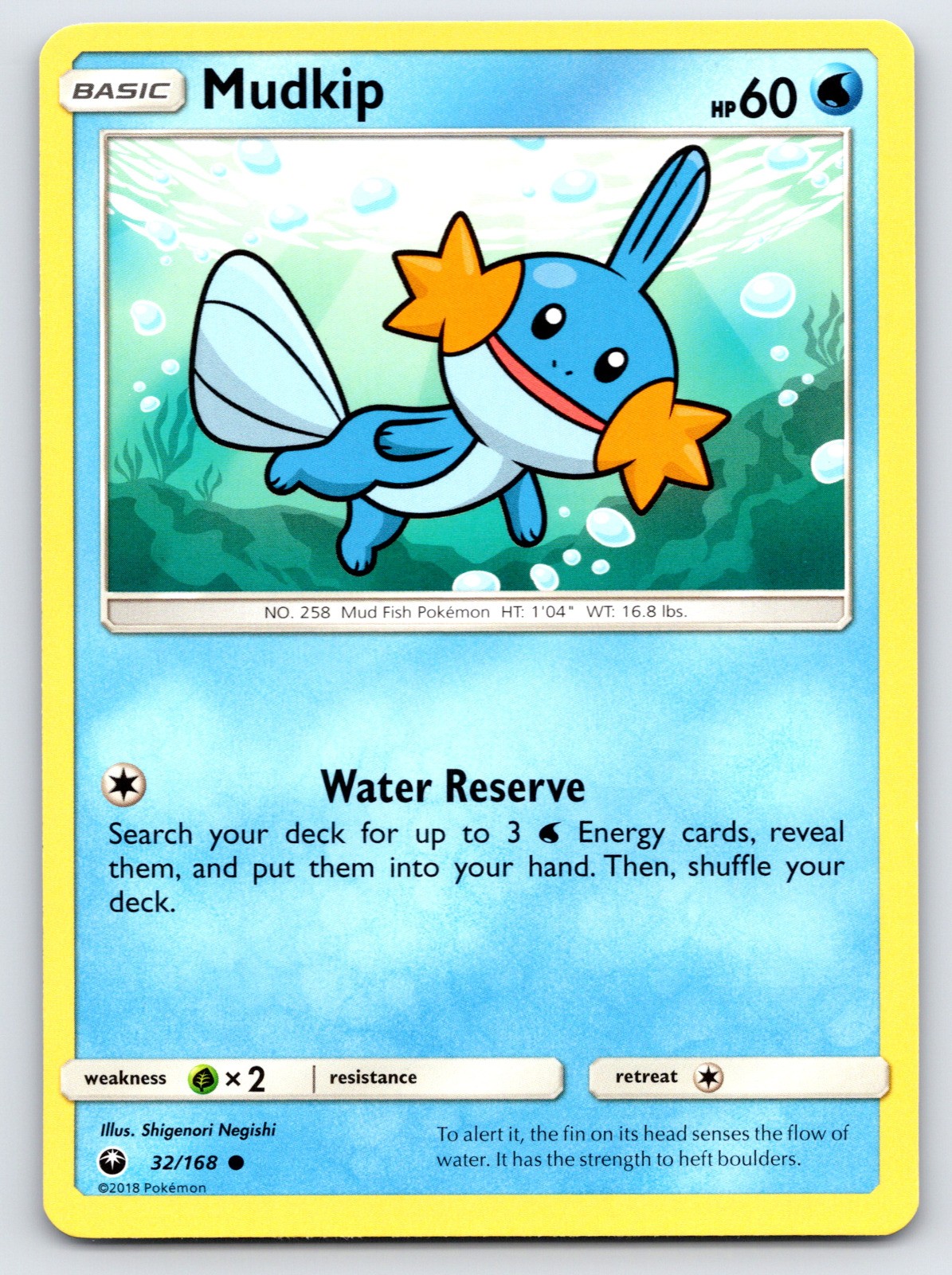 Mudkip (32) - SM - Celestial Storm 32/168 - LP Condition