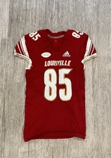 2018 LOUISVILLE CARDS “HARD KNOX” GAME ISSUED FOOTBALL JERSEY - ADIDAS
