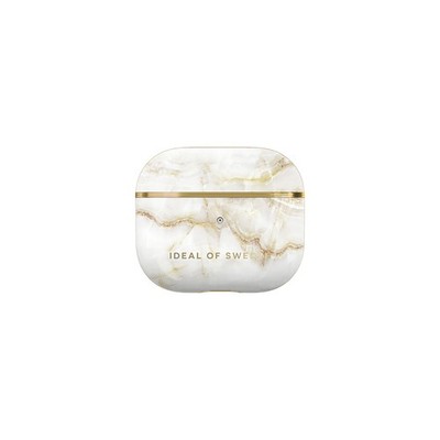 IDEAL OF SWEDEN Hülle für Apple Pods 3 Golden Pearl Gold Marble