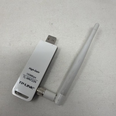TP-LINK TL-WN722N 150 Mbps High Gain Wireless USB Wifi  Adapter USED V2.1