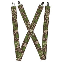 Buckle-Down Suspenders, Earthy Brown Green 1.5-Inch Wide Regular (Us Import)