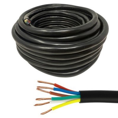 6 Way Trailer Wire Heavy Duty 14 AWG/Gauge CCA 6 Conductor Wire RV Trailer Tow