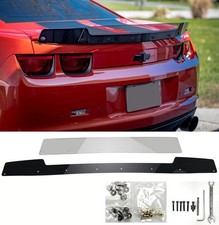 Gen 3 Gurney Flap Black Decklid Wickerbill Tool For 10-13 Camaro Rs Ss Spoiler