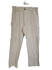 Dickies Cargo Pants Khaki Size 30/28 READ Tag says 32/32 Men's
