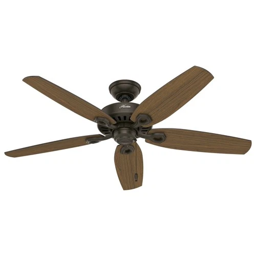 Hunter Fans - Builder 52 Inch Ceiling Fan with Pull Chain-New Bronze Finish - Picture 1 of 4