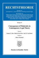 Consequences Of Modernity In Contemporary Legal Theory. Eugene E. Dais (U. A.)