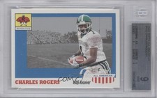 2003 Topps All American Charles Rogers #112 BGS 9 MINT 3c7