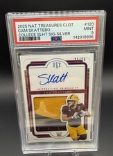 2025 National Treasures Collegiate Cam Skattebo ON CARD Auto RPA /39 ASU
