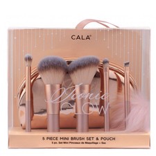 CALA Mini Makeup Brush Set 5 Pcs & Pouch   Ic...